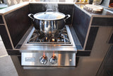 Professional Built-in Power Burner with Led Lights and Removable Grate for Wok